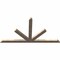 Ekena Millwork Saratoga Smooth Timber Gable Bracket, Douglas Fir, 108"W x 58"H x 3 1/2"D x 5 1/2"F, 13/12 Pitch GBW108X58X0406SAR00SDF - alternate 2